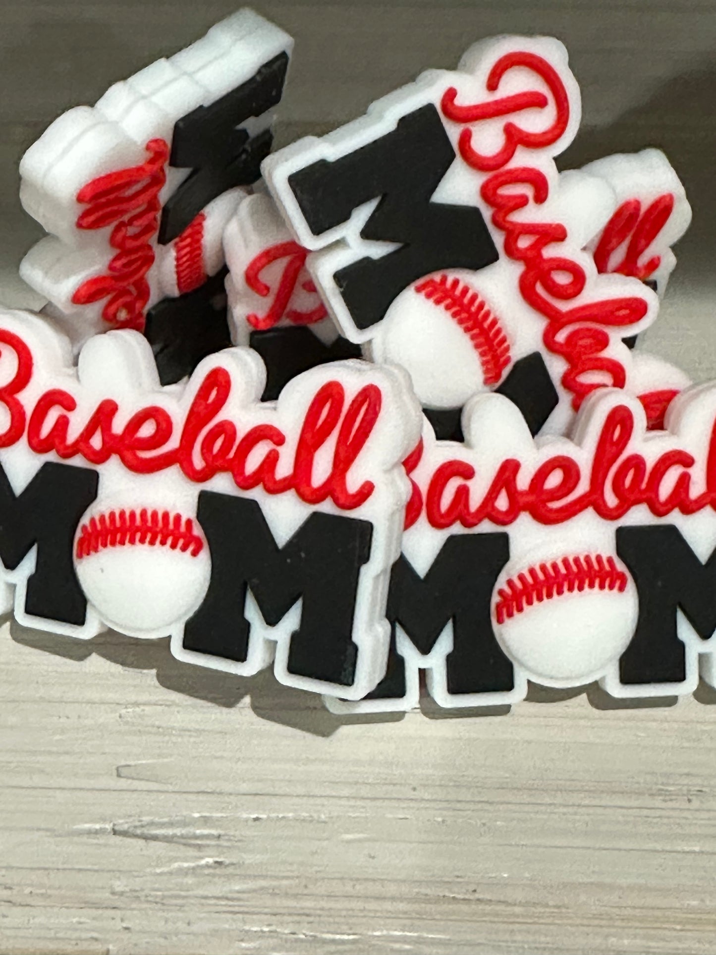 Baseball / Baseball Sports Focal Beads / Focal / Silicone Beads / Pacifier / Pen Focal Beads / Crown / Freshie Hanger