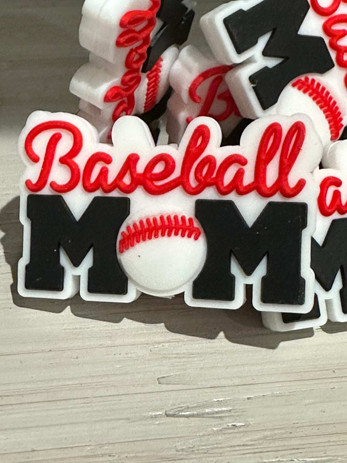 Baseball / Baseball Sports Focal Beads / Focal / Silicone Beads / Pacifier / Pen Focal Beads / Crown / Freshie Hanger